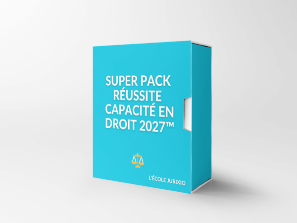 Capacité en droit - Super pack 2027™