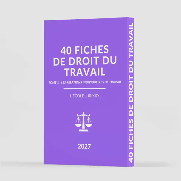 Fiches de droit du travail - Les relations individuelles de travail (2027) - Le pack intégral de 40 fiches