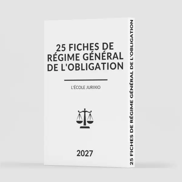 Fiches de régime général des obligations (2027) - Le pack intégral de 25 fiches