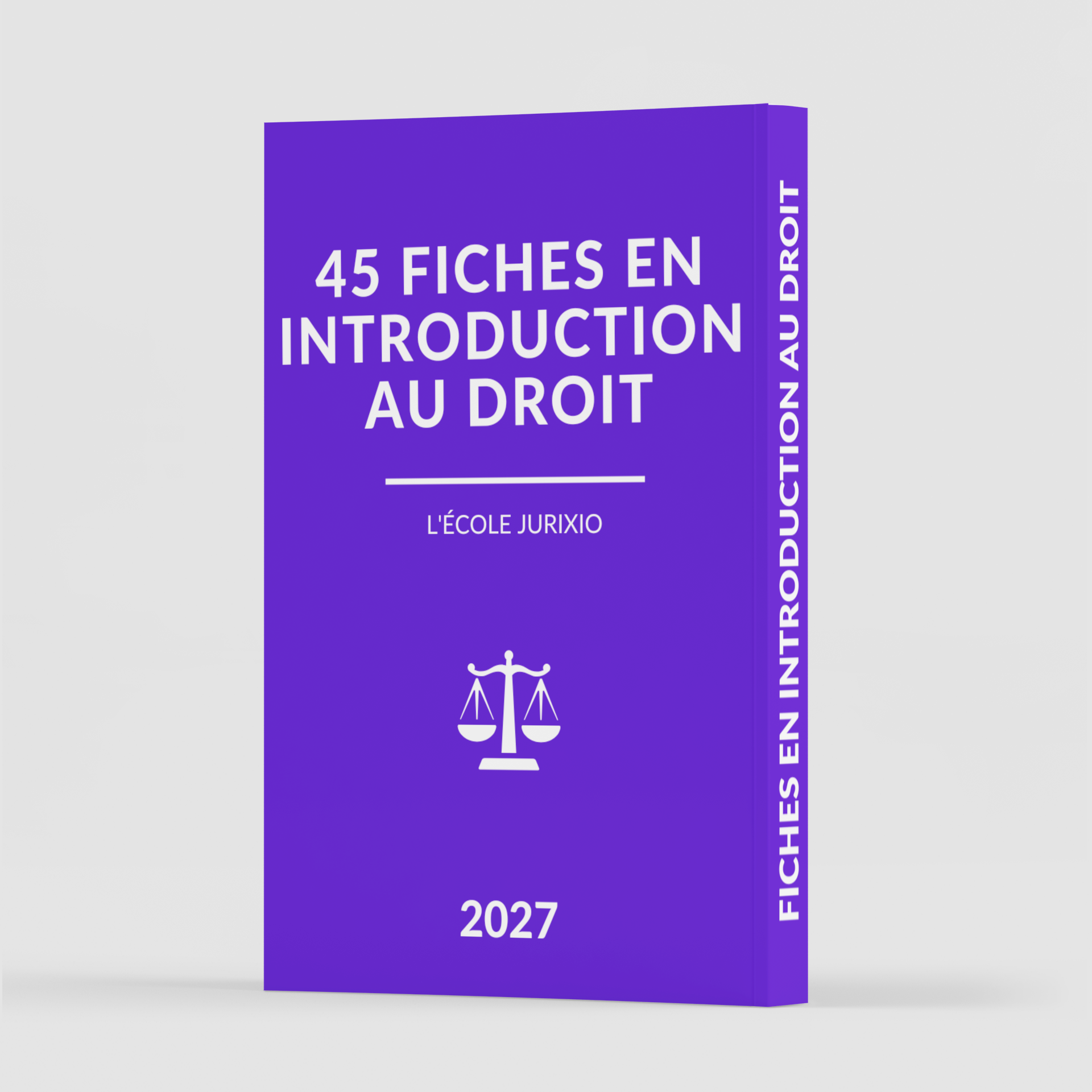 Fiches introduction générale au droit - Jurixio 2027