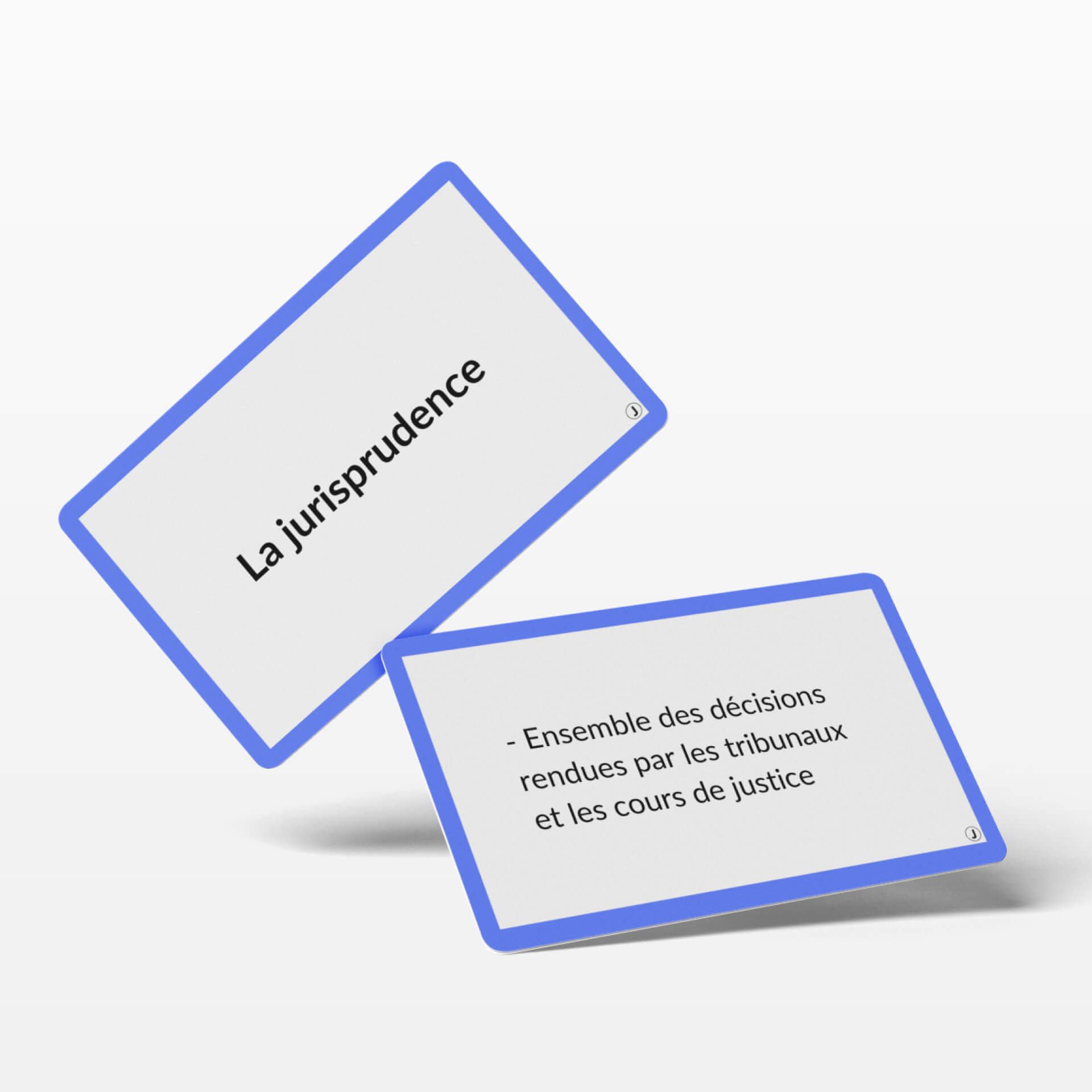 Flashcards d'introduction au droit