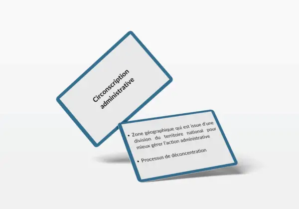 Flashcards d'institutions administratives